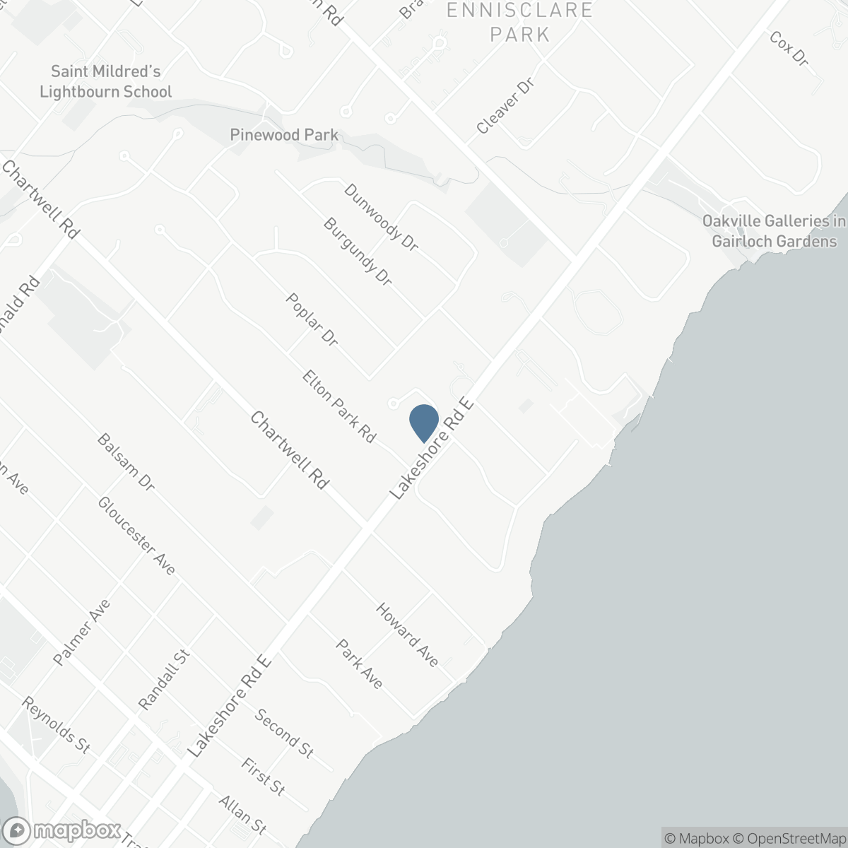 1073 LAKESHORE ROAD E, Oakville, Ontario L6J 1K9